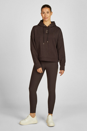 Bluza damska HOOD black truffle ESKADRON