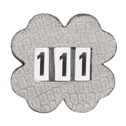 Numerek startowy CLOVER silver QHP