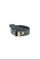 Pasek damski "P" grey 85cm PIKEUR