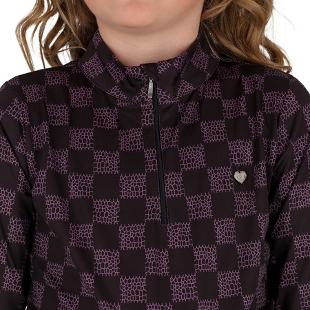 Bluzka młodzieżowa black/violet QHP