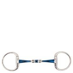 Wędzidło oliwkowe 2xłamane Sweet Iron 14,5cm BR