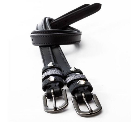 Paski do ostróg GREY black/grey KAVALKADE