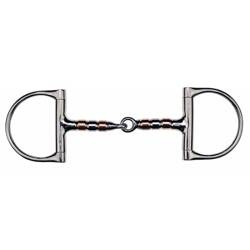 Wędzidło D z rolkami 1xłamane FEELING