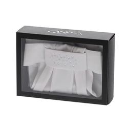 Plastron ZIZAH white/silver S QHP