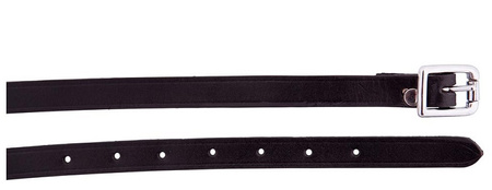 Paski do ostróg skórzane black BR