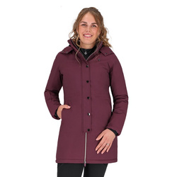 Kurtka zimowa damska Maelynn wine red QHP