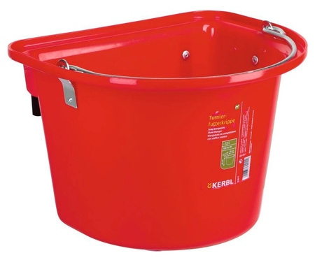 Żłób 12l przenośny z zawiesiem red KERBL