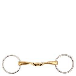 Wędzidło zwykłe 2x łamane Soft Contact 11,5cm BR
