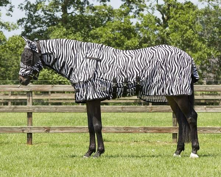 Derka siatkowa z kapturem i maską ZEBRA QHP