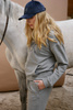 Bluza HOODIE LLH grey LOVE LIKE HORSES