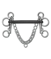 Wędzidło Pelham gumowy prosty WALDHAUSEN