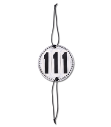 Numerek startowy crystal white WALDHAUSEN