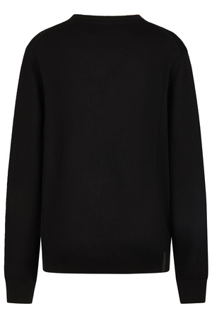 Sweter męski wełna 8289 black XL PIKEUR