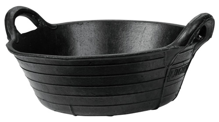 Miska żłób gumowy 20l black KERBL