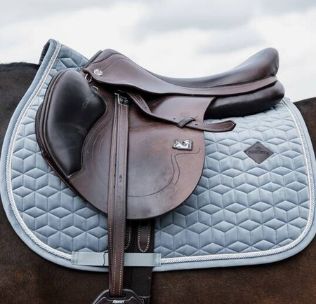 Czaprak VELVET light blue COB KENTUCKY