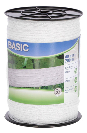 Taśma BASIC 200m/40mm 8x0,16 CAN AGRI