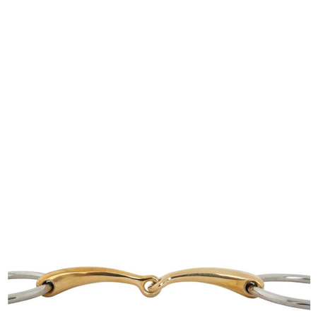 Wędzidło zwykłe 1x łamane Soft Contact BR