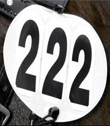 Numerek startowy okrągły 2szt. WALDHAUSEN