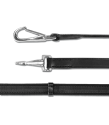 Wodze podgumowane SNAP 19mm FULL black WALDHAUSEN