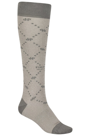 Skarpetki jeździeckie LUREX pale grey PIKEUR