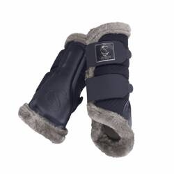 Ochraniacze Mesh Fauxfur navy ESKADRON