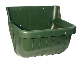 Żłób prostokątny z listwą 15l. green KERBL