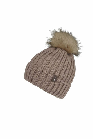 Czapka damska BASIC 4845 soft taupe 55-57 PIKEUR