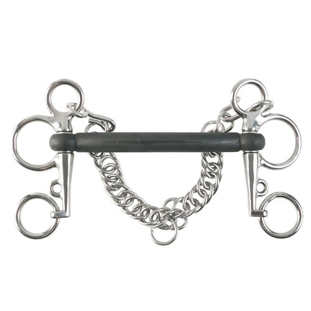 Wędzidło Pelham gumowy prosty 14,5 cm HORZE