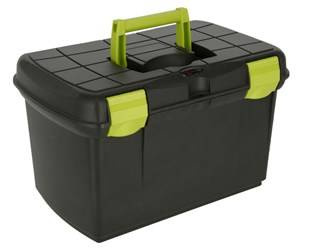Skrzynka na szczotki Arrezzo black/pistachio KERBL