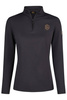 Bluzka damska HALF ZIP black ESKADRON