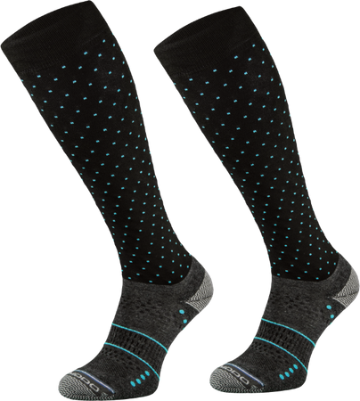 Skarpetki jeździeck.BlackDots (01) COMODO