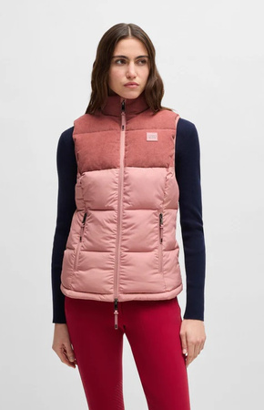 Kamizelka damska VIOLA rose haze HUGO BOSS EQUESTRIAN