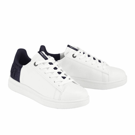 Buty Sneaker PAULI white/glitter navy PIKEUR