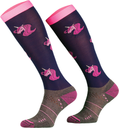 Skarpetki jeździeck.PinkUnicorn (12) 39-42 COMODO