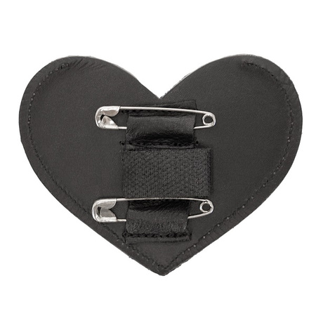 Numerek startowy HEART silver QHP