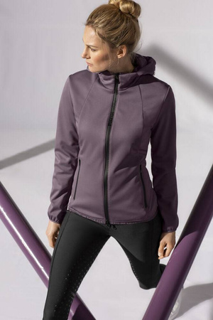 Bluza damska softshell REESA purple grey PIKEUR