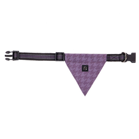 Obroża dla psa z bandanką amethyst S QHP