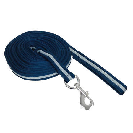 Lonża bawełniana 8,5 m granatowa/szara YORK