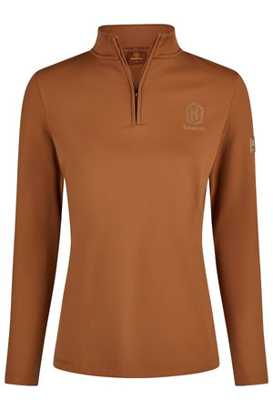Bluzka damska HALF ZIP almond ESKADRON