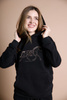Bluza HOODIE LLH black LOVE LIKE HORSES