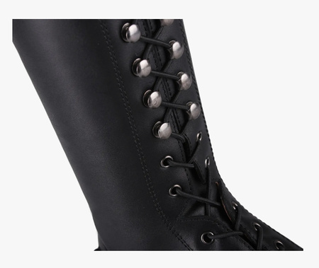 Sznurówki elastyczne extra long black QHP