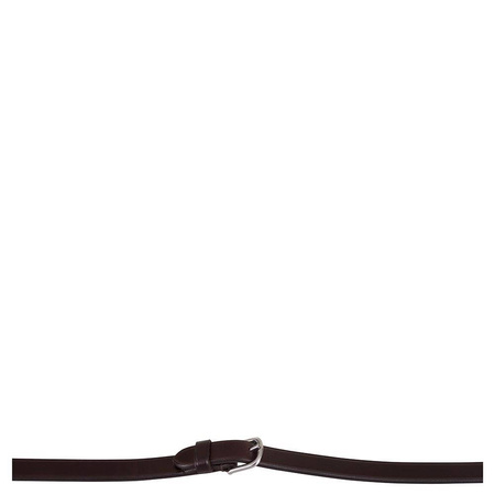 Wodze skórzano-gumowe 16mm brown/silver Full BR