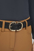 Pasek damski F.LEATHER 95cm black ESKADRON