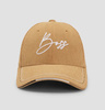 Czapka z daszkiem CORD camel 55 HUGO BOSS EQUESTRIAN
