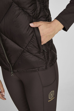 Kamizelka damska QUILT black truffle ESKADRON