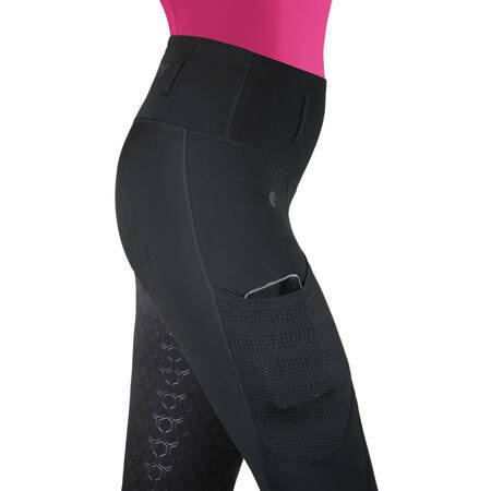 Legginsy dziecięce VIVIAN black HORSENJOY