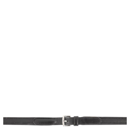 Wodze skórzano gumowe 16mm black Full BR