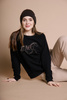 Bluza MALLORCA bez kaptura blk LOVE LIKE HORSES