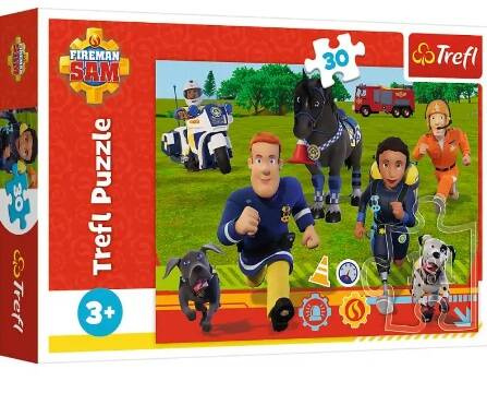 Puzzle Strażak Sam Gotowi do pomocy 30 elem. TREFL