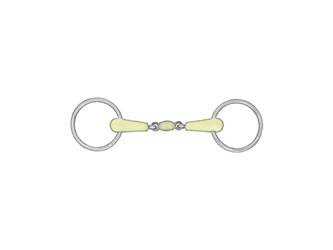 Wędzidło smakowe 2x łamane 18mm 12,5cm HORZE